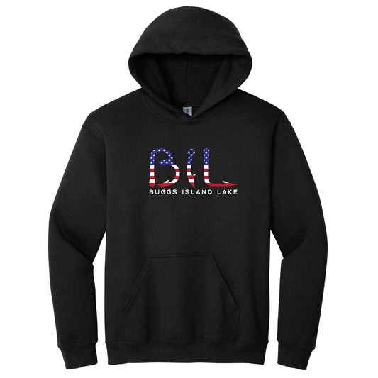 Buggs Island Lake - America BIL Logo Hooded Sweatshirt