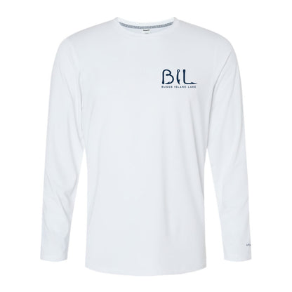 Buggs Island Lake American Flag Sunset - Unisex Performance Long Sleeve