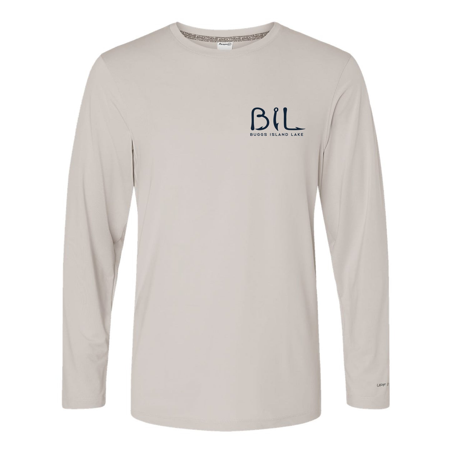 Buggs Island Lake American Flag Sunset - Unisex Performance Long Sleeve