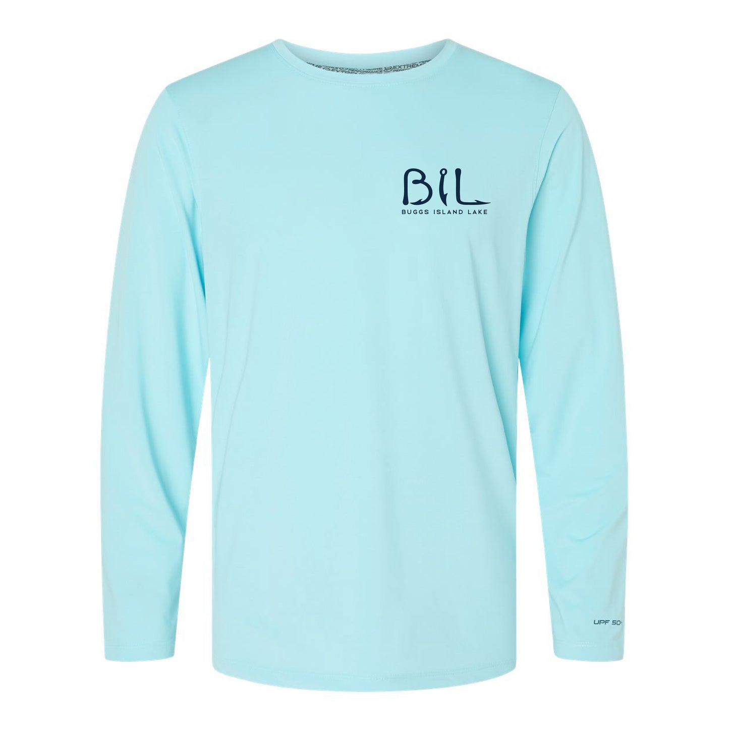 Buggs Island Lake American Flag Sunset - Unisex Performance Long Sleeve