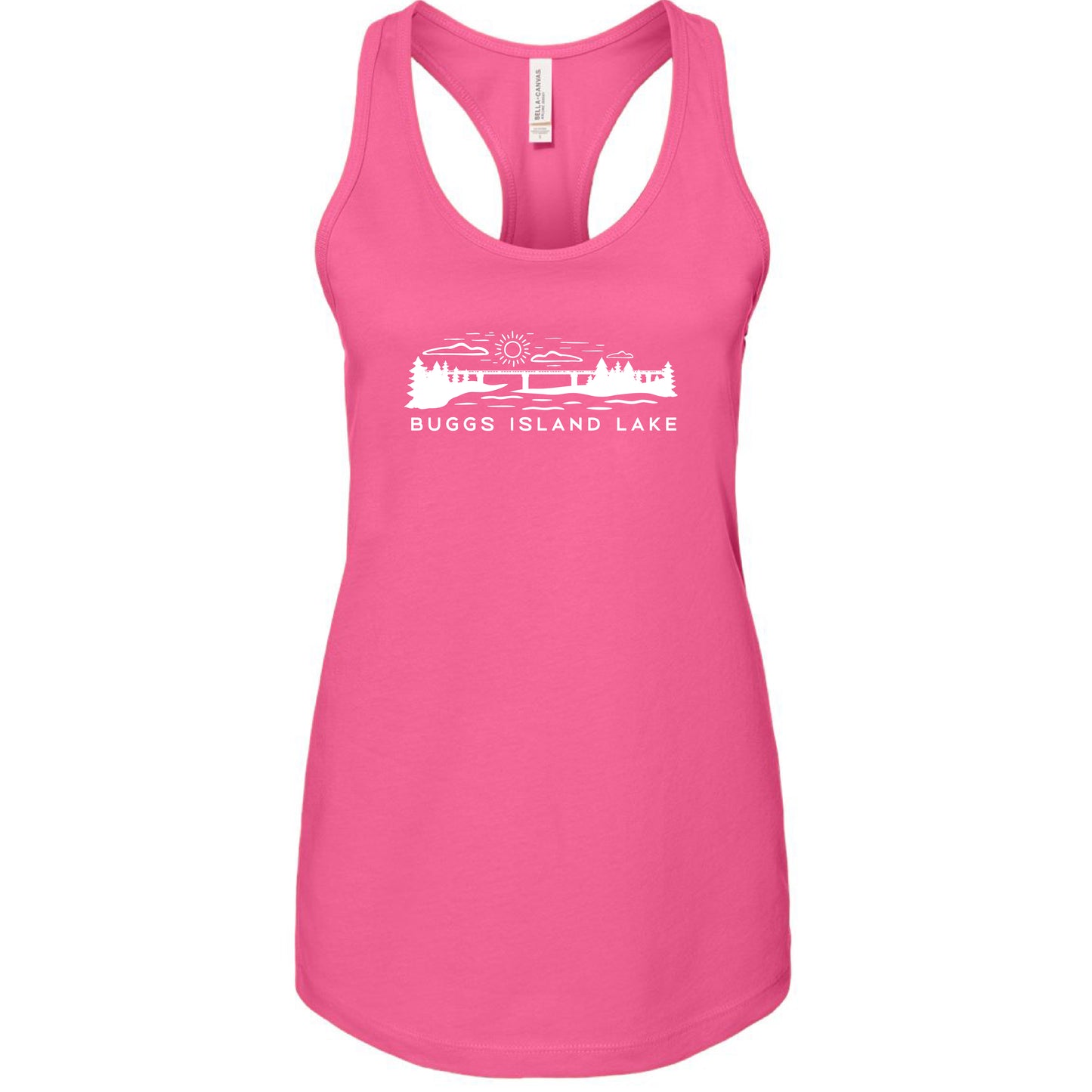 The Bridge - Buggs Island Lake  - Women's Racerback Tank