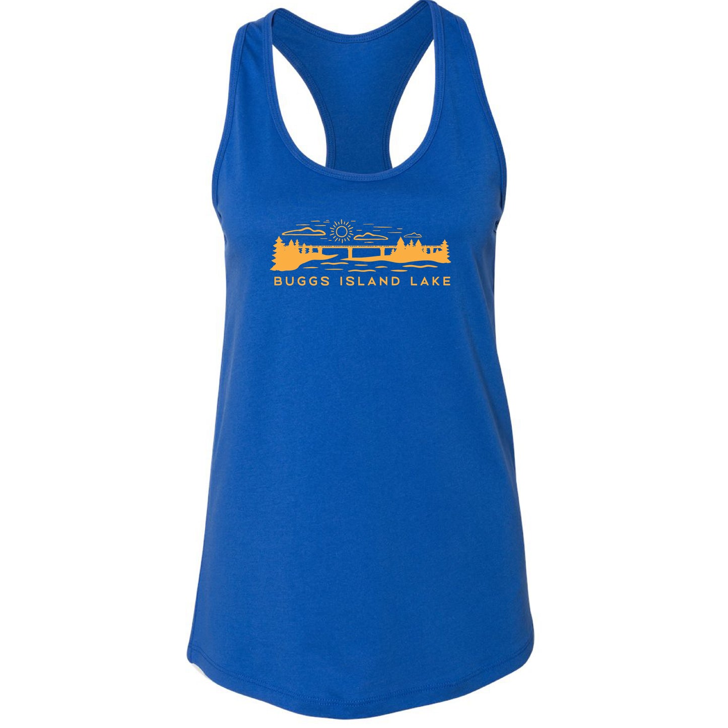 The Bridge - Buggs Island Lake  - Women's Racerback Tank
