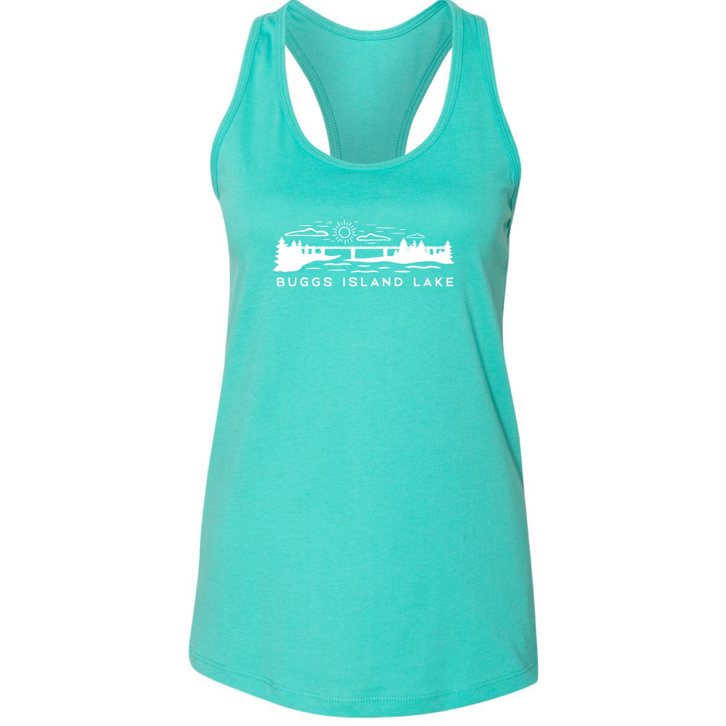 The Bridge - Buggs Island Lake  - Women's Racerback Tank