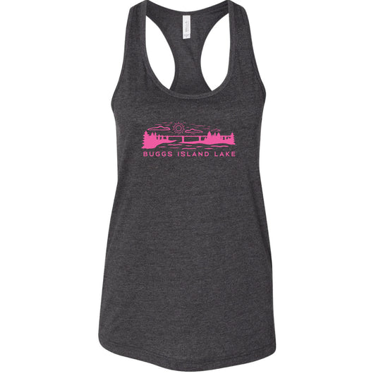 The Bridge - Buggs Island Lake  - Women's Racerback Tank