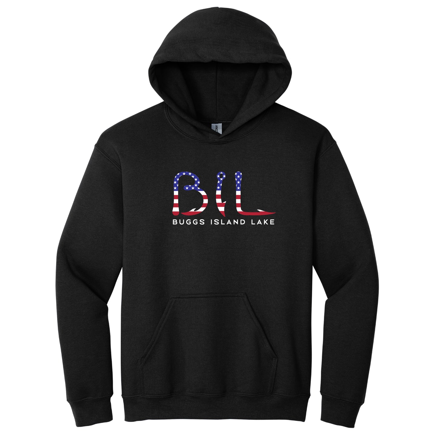 Buggs Island Lake - America BIL Logo Hooded Sweatshirt