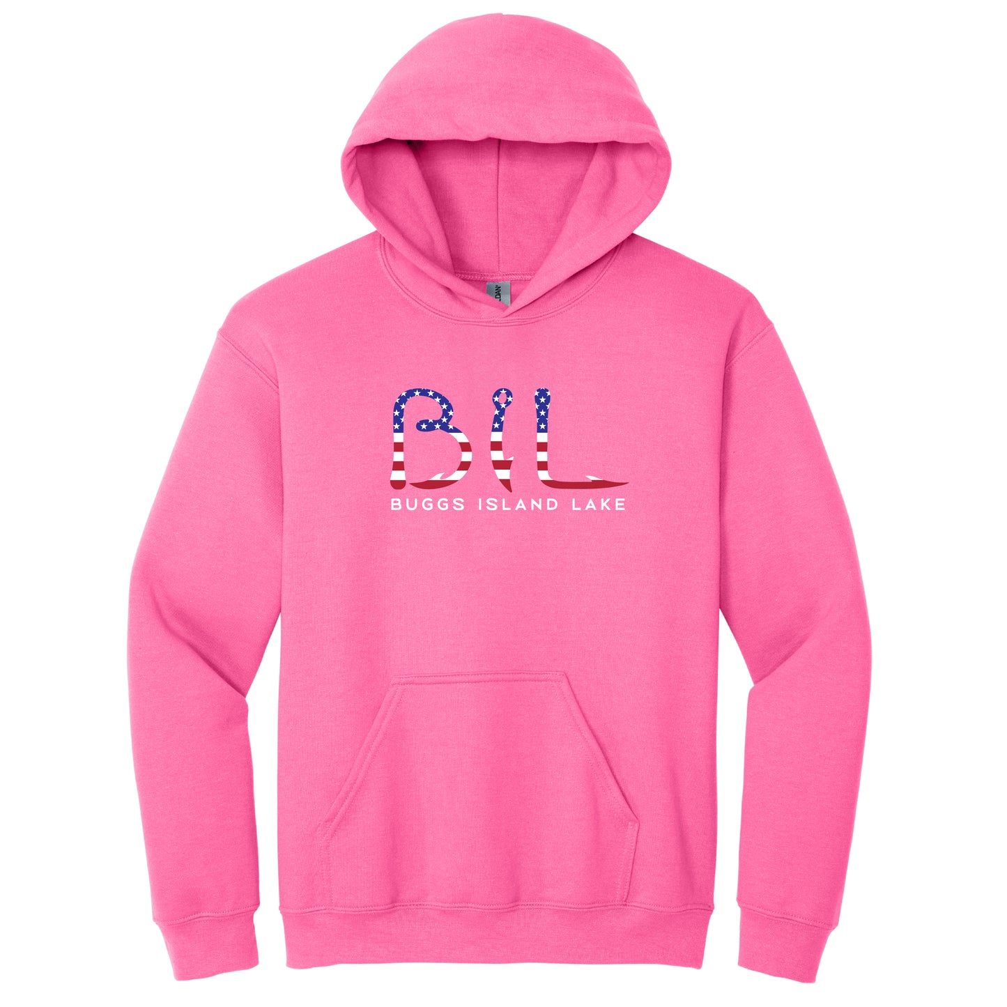 Buggs Island Lake - America BIL Logo Hooded Sweatshirt