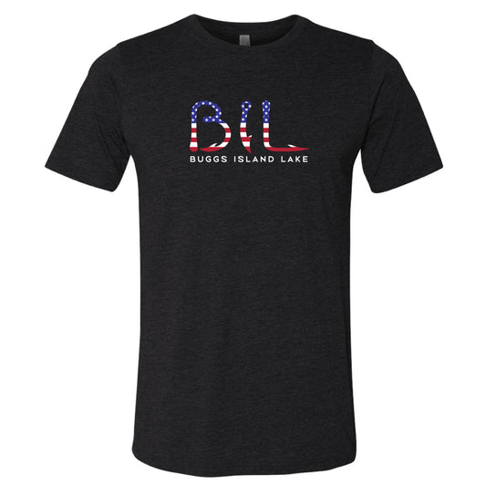 Buggs Island Lake - Unisex America Logo T-Shirt