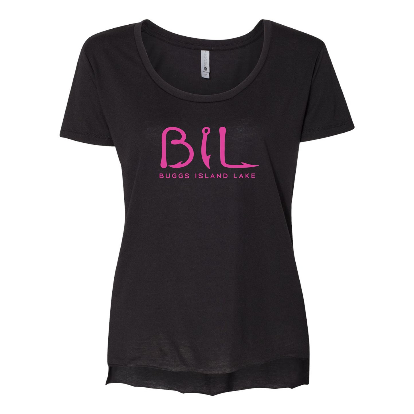 Buggs Island Lake - Women's Scoop Neck Logo T-Shirt