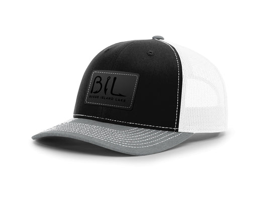 Buggs Island Lake Black Patch - Snapback Trucker Cap
