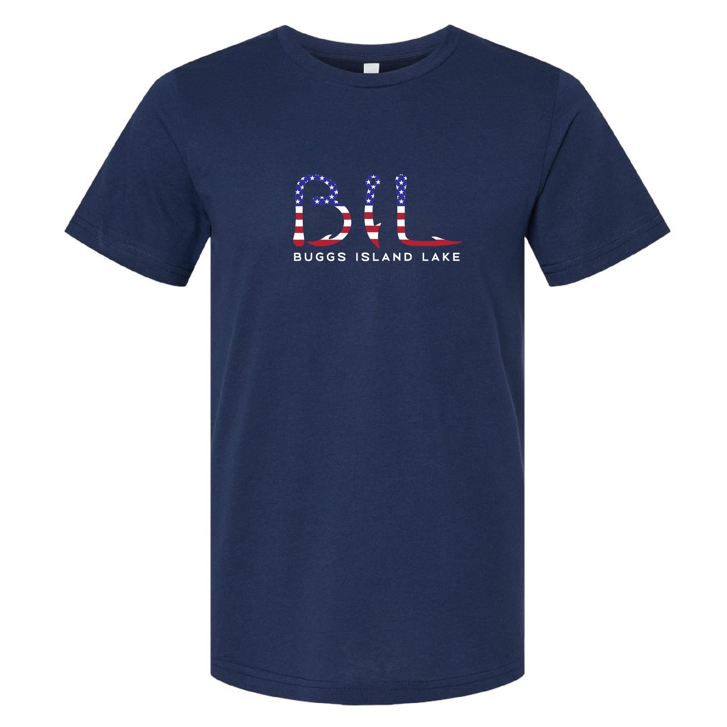Buggs Island Lake - Unisex America Logo T-Shirt