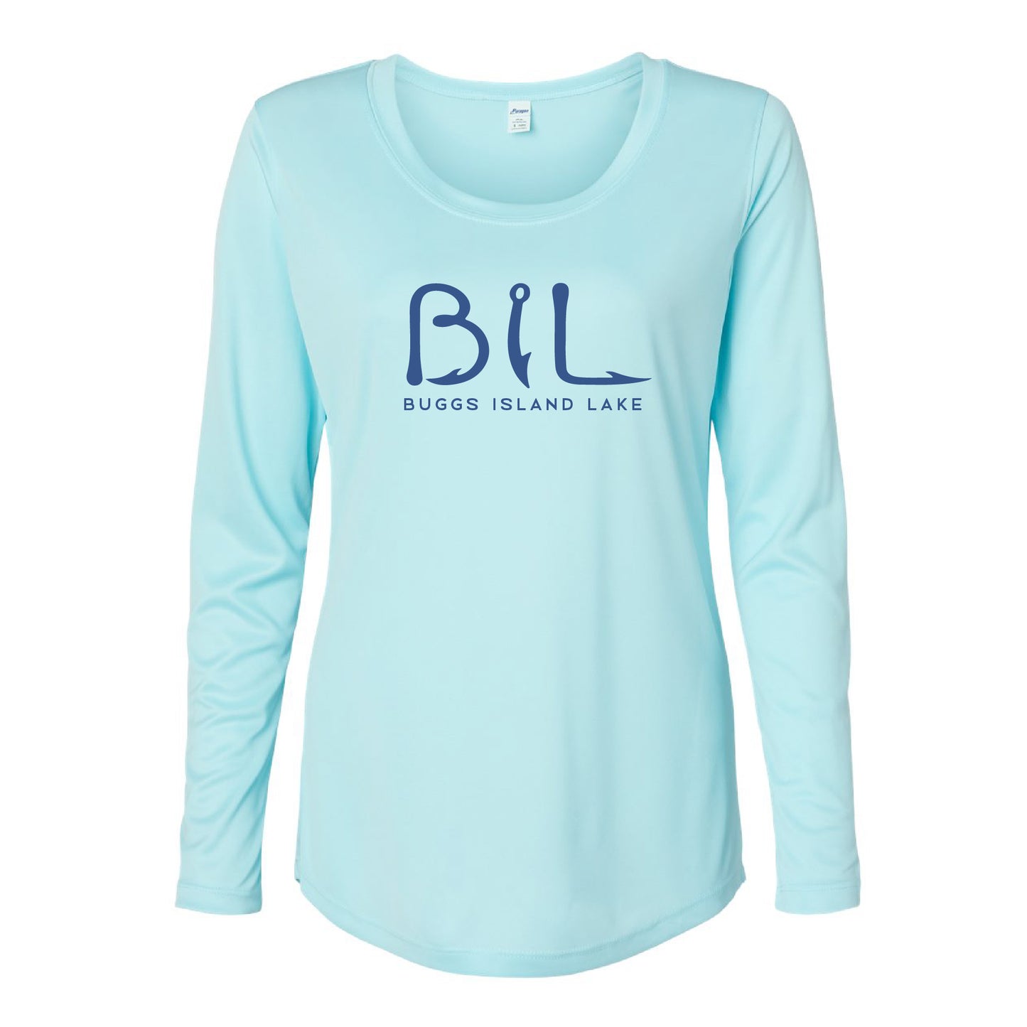 Buggs Island Lake - Women's Performance Long Sleeve Logo T-Shirt