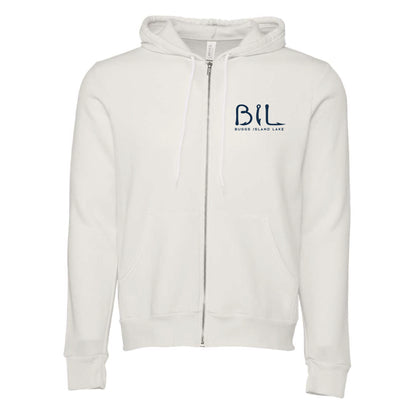 Buggs Island Lake Sunset - Premium Unisex Full-Zip Hoodie