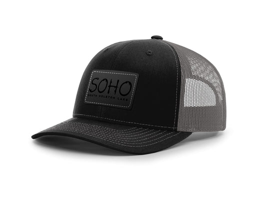 SOHO Edition Black Patch - Snapback Trucker Cap