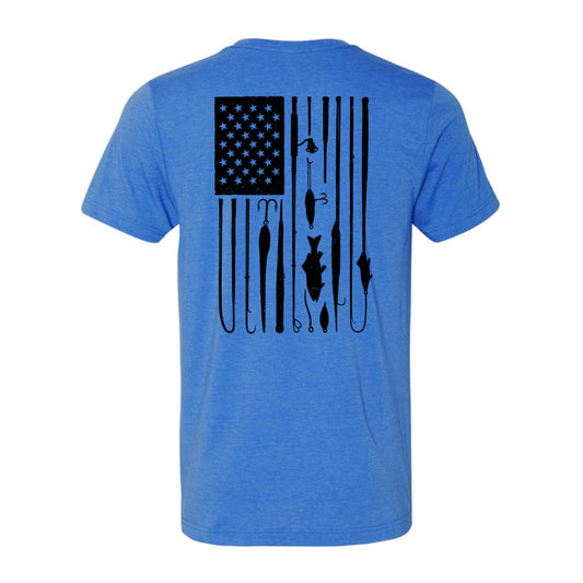 Buggs Island Lake - Hooked on Freedom Unisex Tee