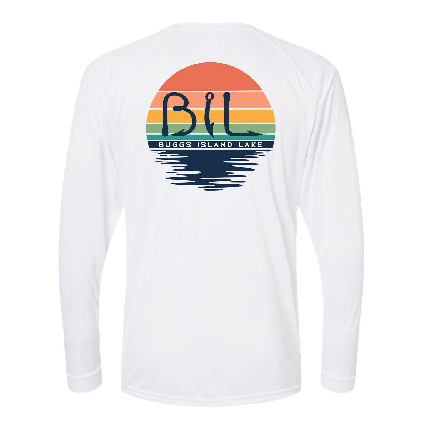 Buggs Island Lake Sunset - Unisex Performance Long Sleeve T-Shirt