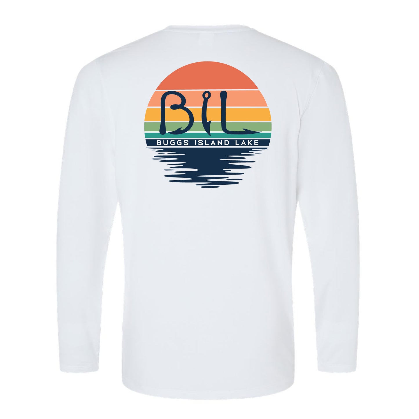 Buggs Island Lake Sunset - Unisex Performance Long Sleeve T-Shirt