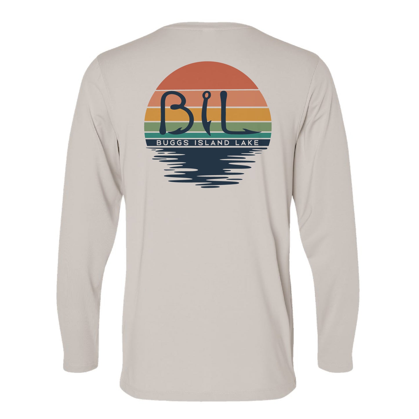 Buggs Island Lake Sunset - Unisex Performance Long Sleeve T-Shirt