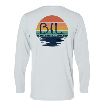 Buggs Island Lake Sunset - Unisex Performance Long Sleeve T-Shirt